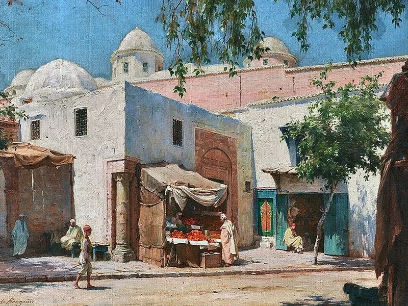 1857-Cécile Bougourd - Moschea Halfaouine